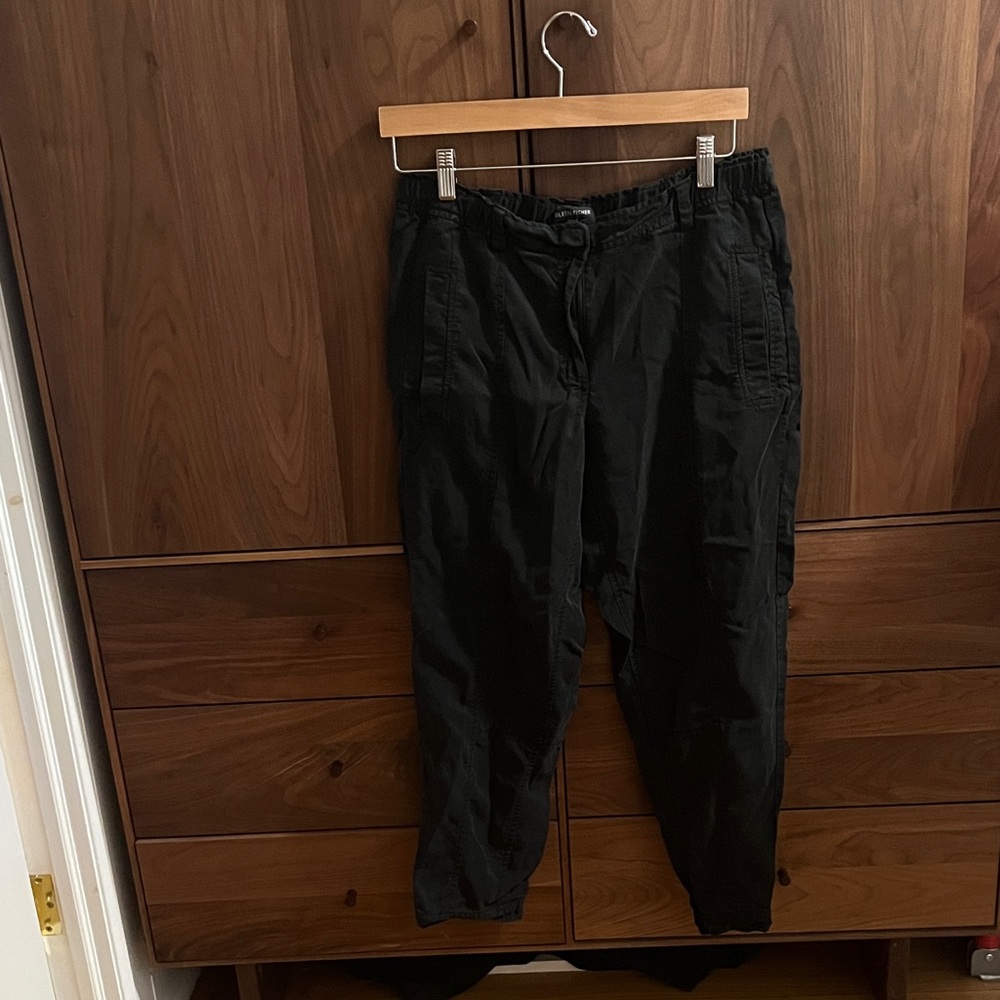 Eileen Fisher Women's Black Flowy Tencel Pants